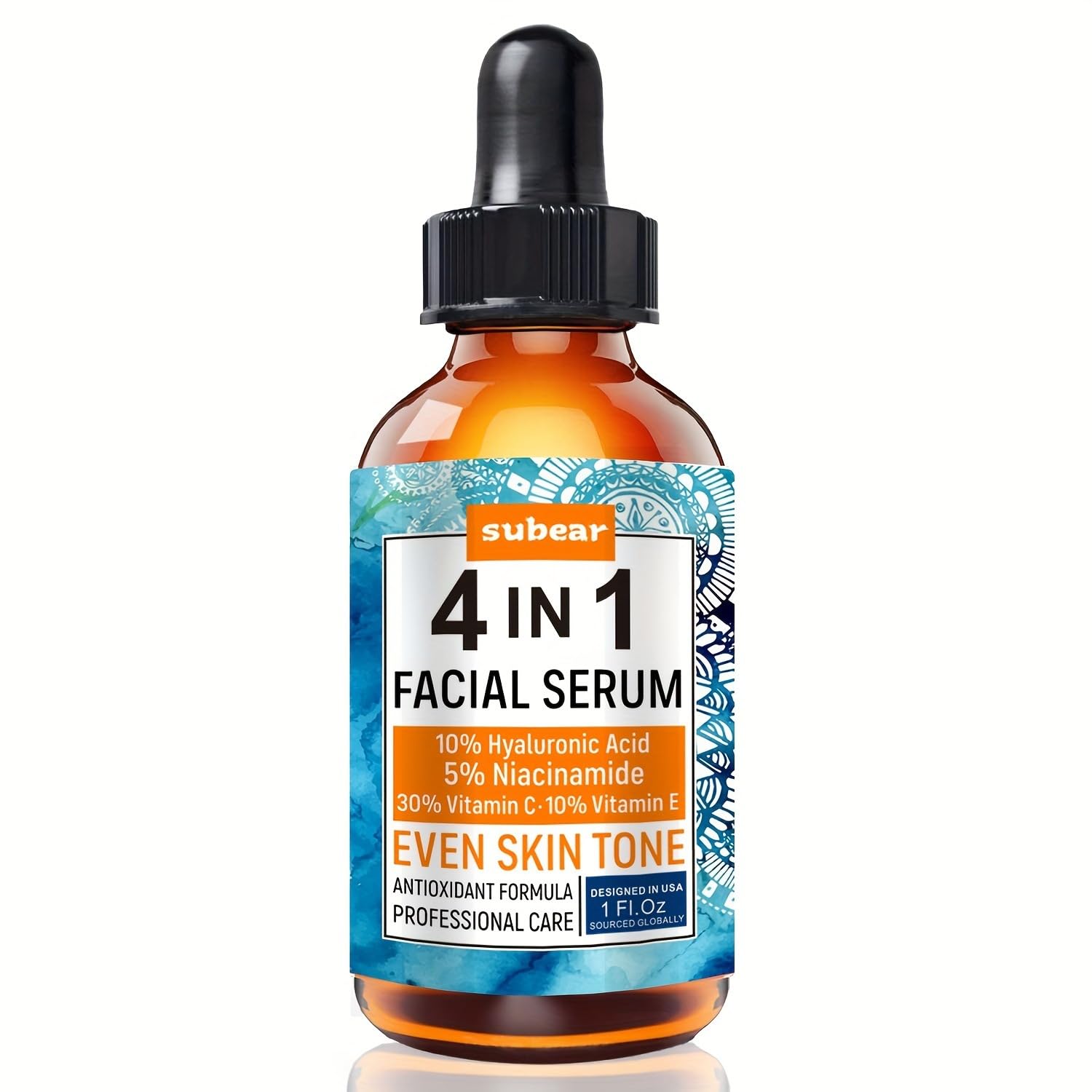 Amazon.com: 4-in-1 Facial Serum, 1 Fl Oz, Hyaluronic Acid